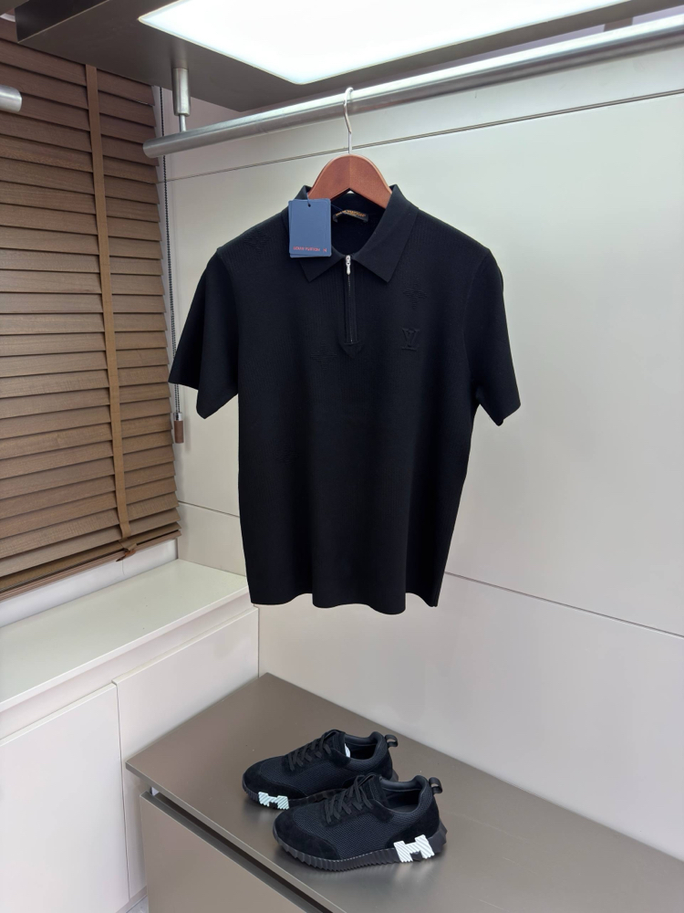 İthal Louis Vuitton Rayon Material Polo Shirt