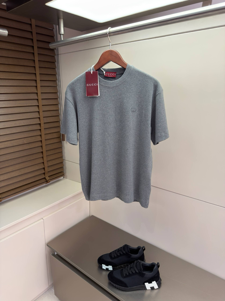 Gucci GG Logo Detail Cotton Tshirt