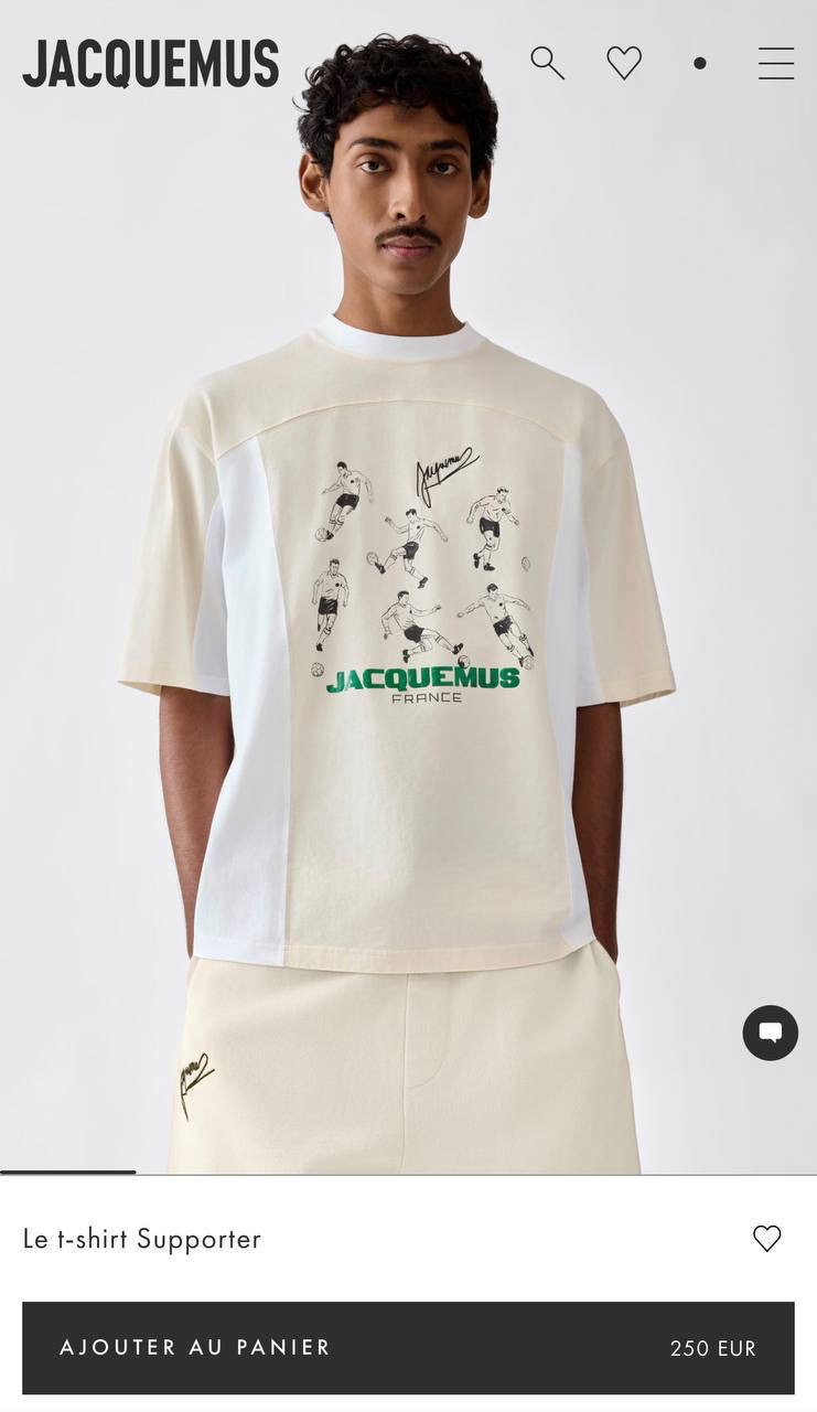 Jacquemus Le Tshirt Supporter