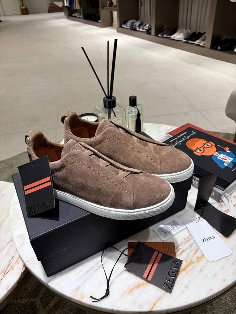 İthal ZGN Suede Sneakers Brown 