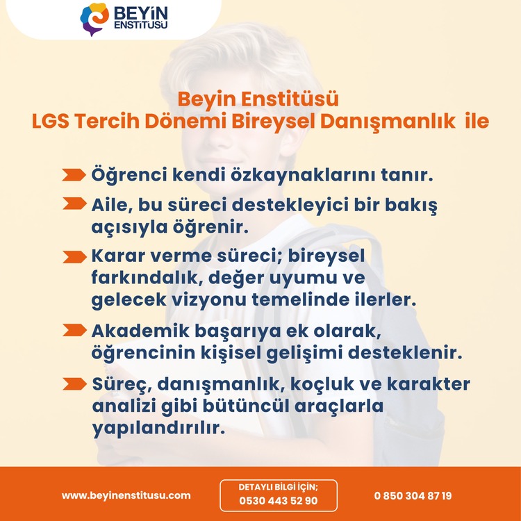 LGS BİREYSEL TERCİH DANIŞMANLIĞI PROGRAMI