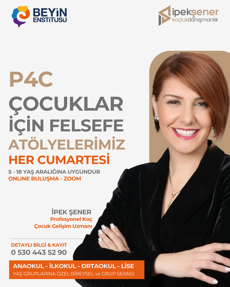 4PC ÇOCUKLAR İÇİN FELSEFE ATÖLYESİ - TEK ATÖLYE KATILIMI