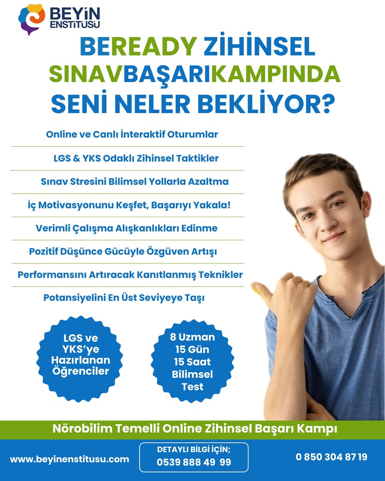 BEREADY ZİHİNSEL SINAV BAŞARI KAMPI
