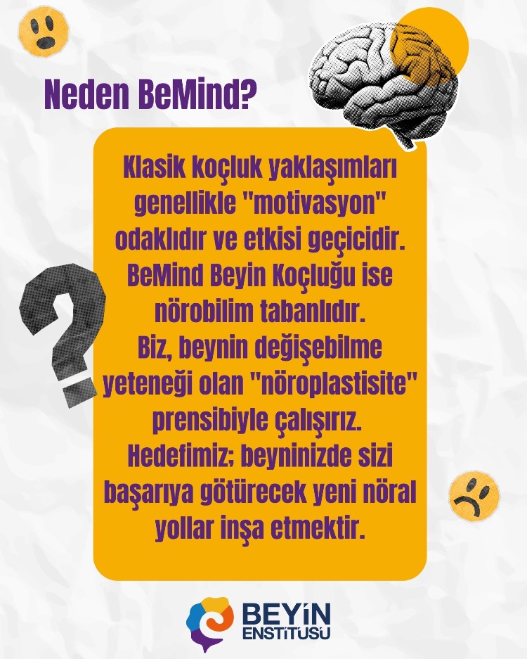 BEMIND BİREYSEL BEYİN KOÇLUĞU SEANS PAKETİ (ENVANTER + 4 ONLINE SEANS)