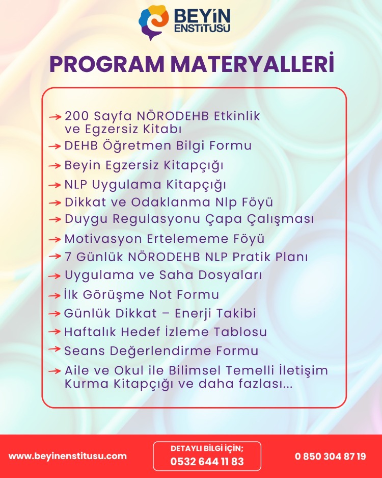 NöroDEHB Uzman Uygulayıcı Sertifika Programı-2026