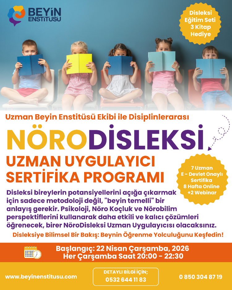NÖRODİSLEKSİ UZMAN UYGULAYICI SERTİFİKA PROGRAMI - NİSAN 2026