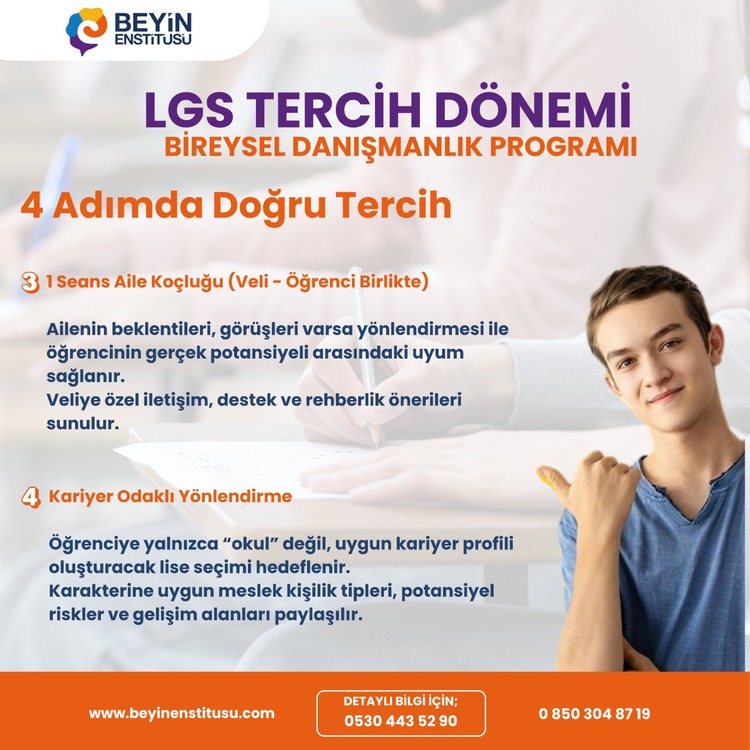 LGS BİREYSEL TERCİH DANIŞMANLIĞI PROGRAMI