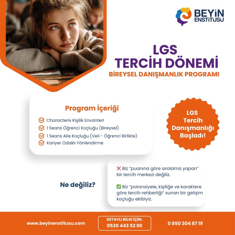 LGS BİREYSEL TERCİH DANIŞMANLIĞI PROGRAMI