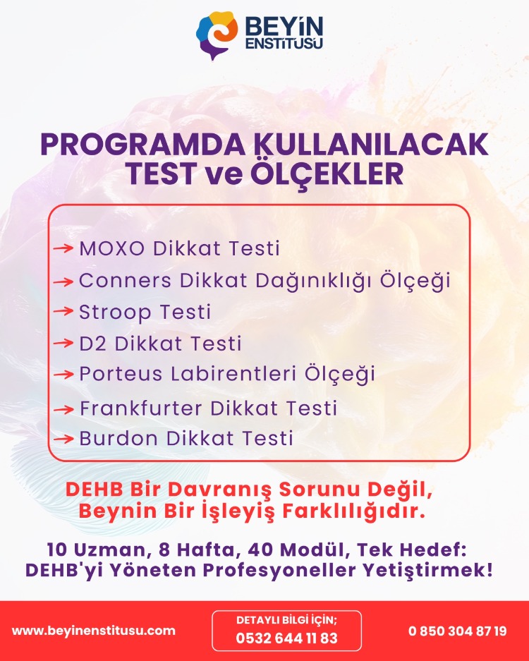 NöroDEHB Uzman Uygulayıcı Sertifika Programı-2026