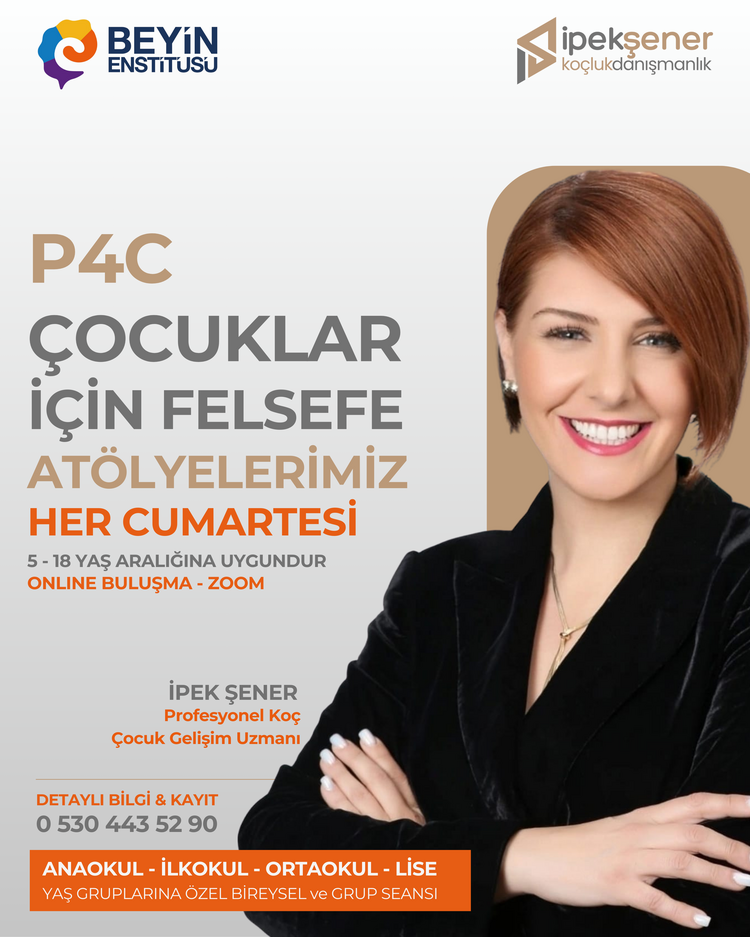 4PC ÇOCUKLAR İÇİN FELSEFE ATÖLYELERİ - !4 SEANS PAKETİ!