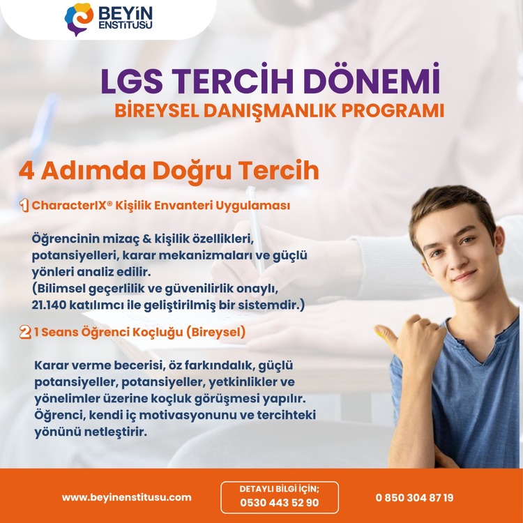 LGS BİREYSEL TERCİH DANIŞMANLIĞI PROGRAMI