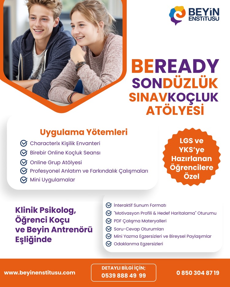 BEREADY SON DÜZLÜK SINAV KOÇLUK ATÖLYESİ