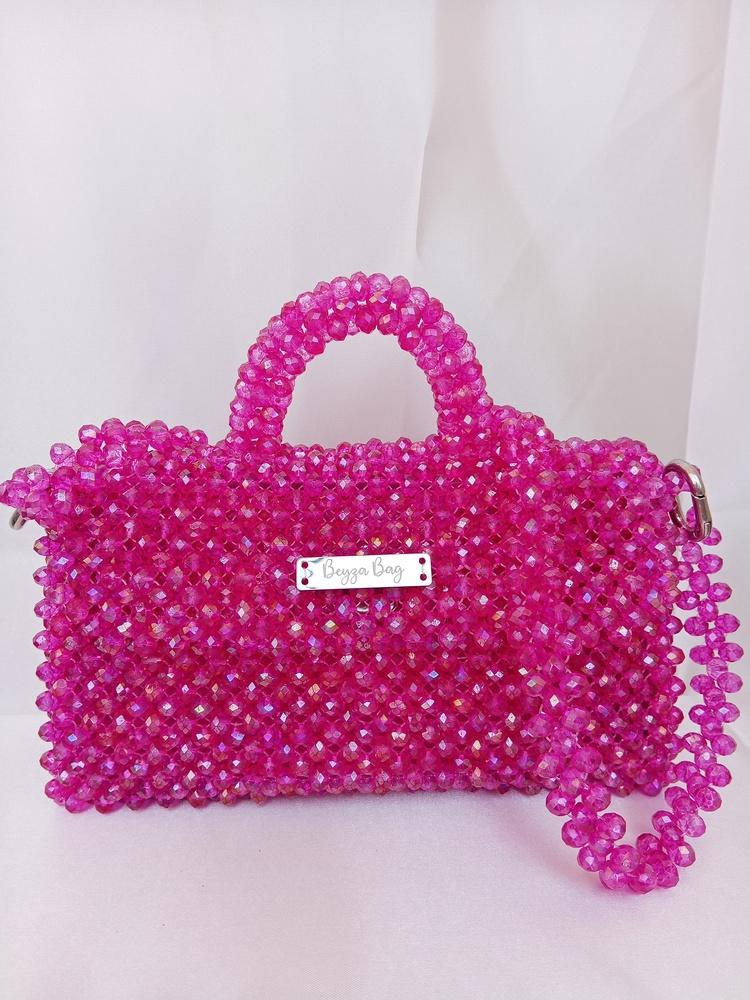 Pinkora Kristal Boncuk Çanta