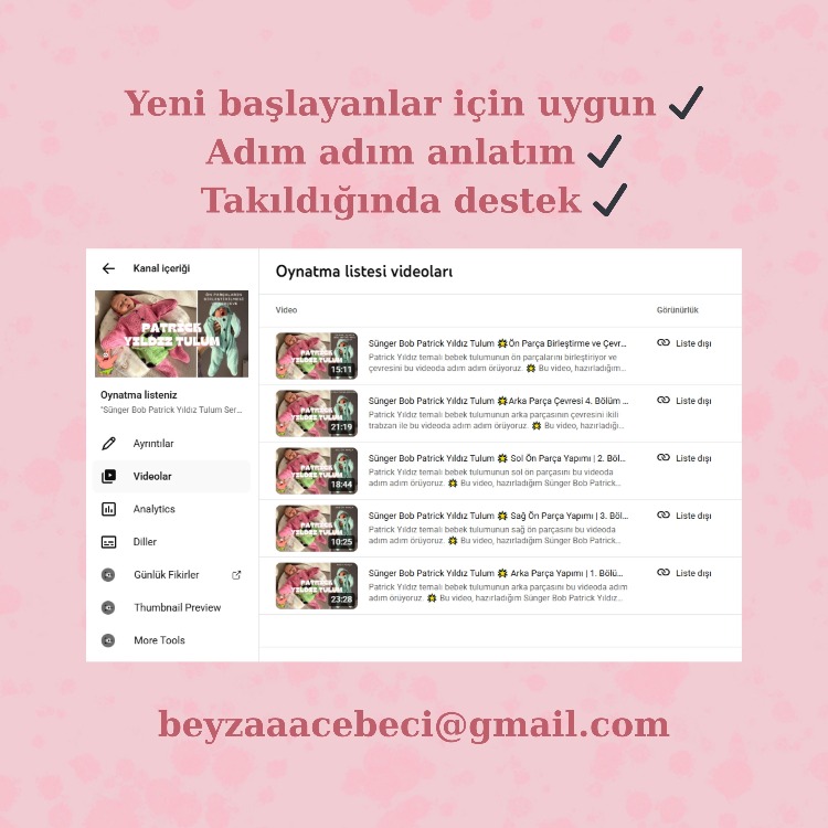 Yıldız Bebek Tulumu Tarifi ⭐ | Detaylı Video Anlatım