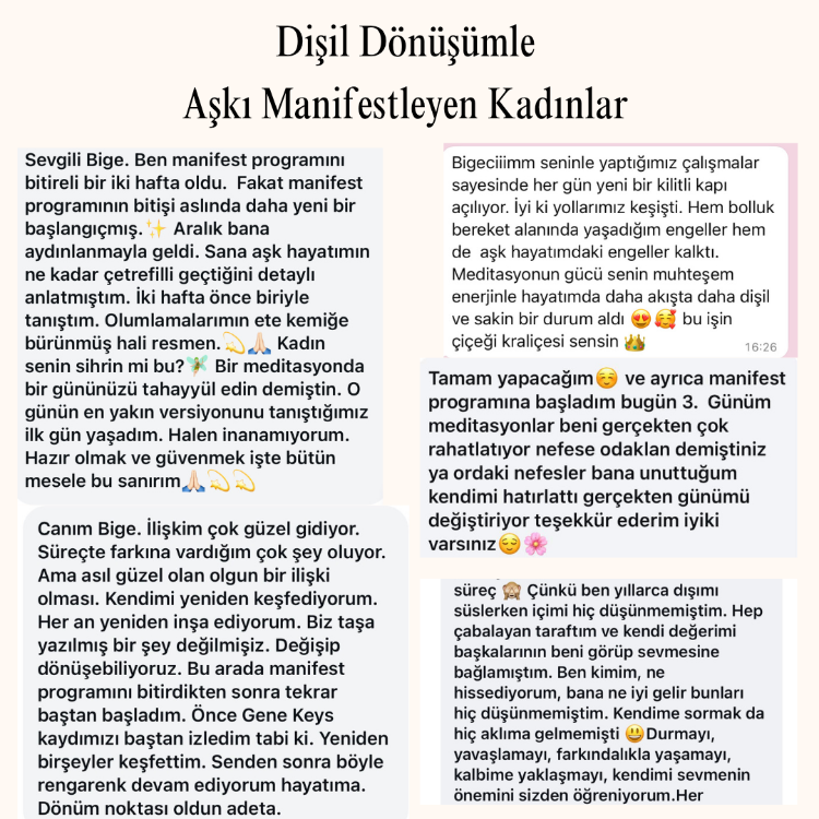 Dişil Dönüşümle 2 Ayda Aşkı Manifestle!