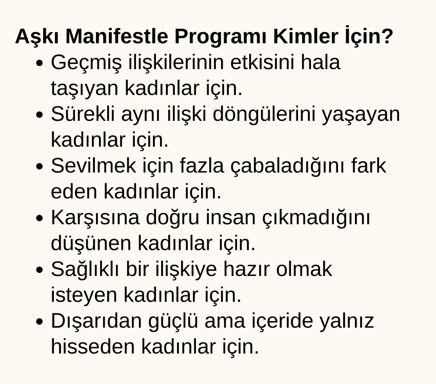 Dişil Dönüşümle 2 Ayda Aşkı Manifestle!