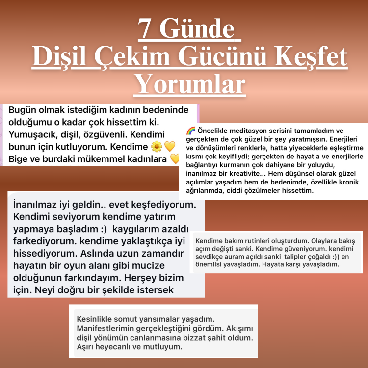 7 Günde Dişil Çekim Gücünü Keşfet
