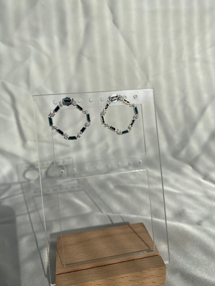Vip Tasarım Şık Silver Küpe