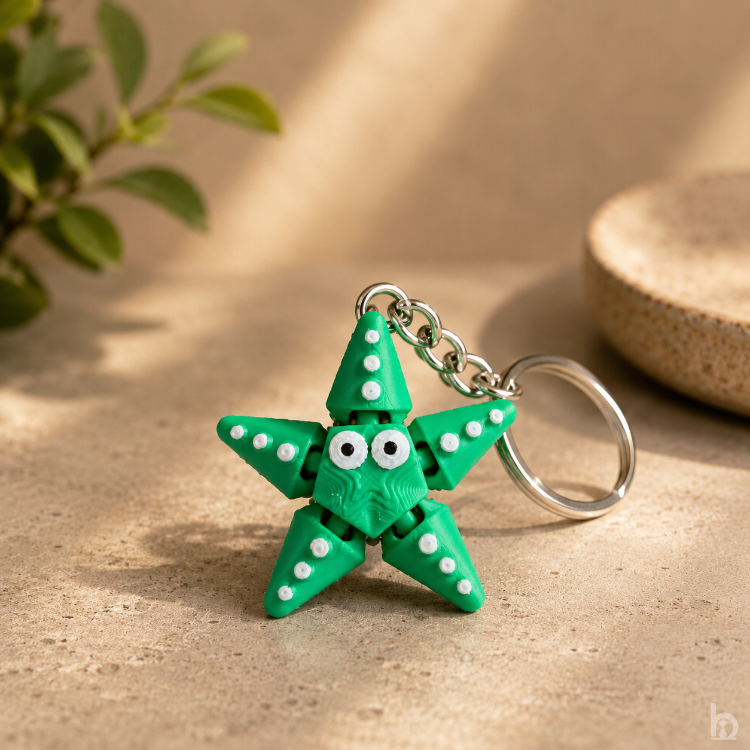 StarBuddy – Hareketli Deniz Yıldızı Anahtarlık