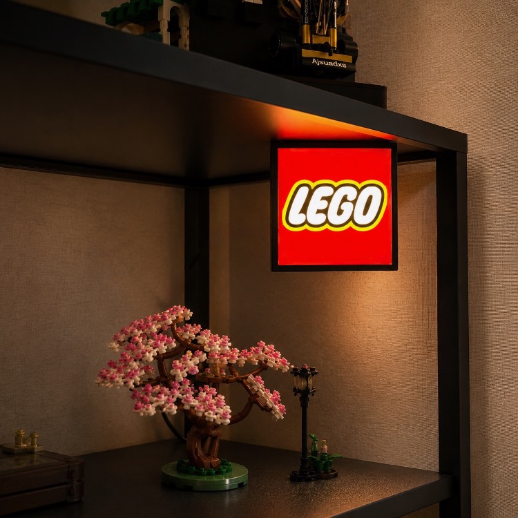 LEGO Koleksiyoner Dekoratif Kutu - Işıklı Lightbox Seçeneği ile