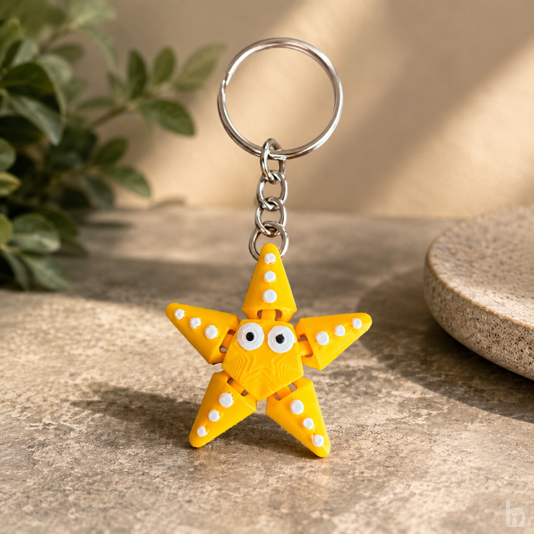 StarBuddy – Hareketli Deniz Yıldızı Anahtarlık