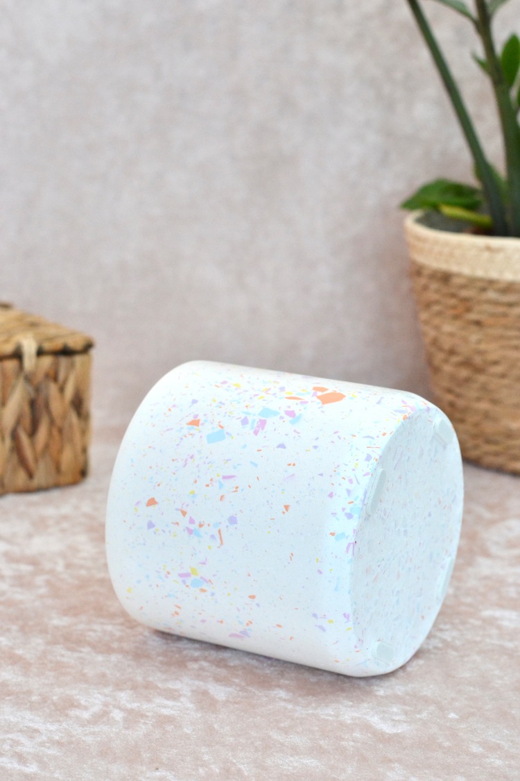Renkli Terrazzo Saksı
