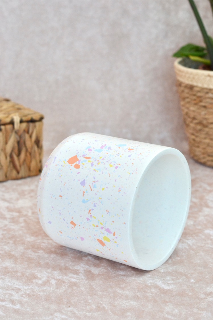 Renkli Terrazzo Saksı
