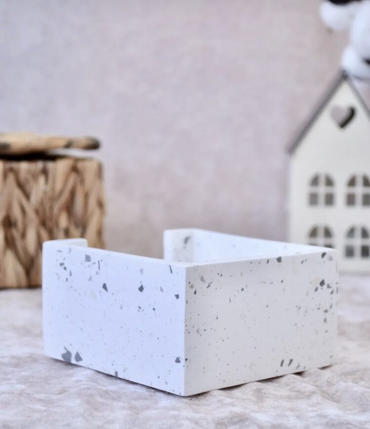 Kahverengi Terrazzo Bloknotluk