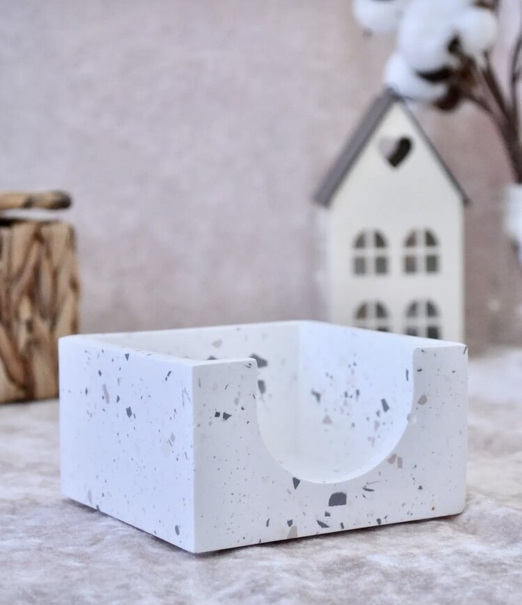 Kahverengi Terrazzo Bloknotluk