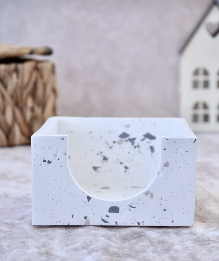 Kahverengi Terrazzo Bloknotluk