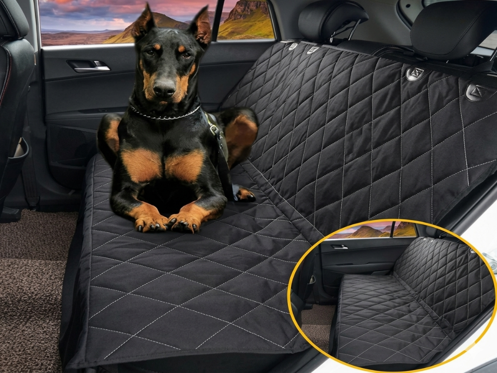 Markaflex 3 Parça Suv Tipi Araçlara Uygun Sıvı Geçirmez Koltuk Kılıfı Araba Köpek Örtüsü