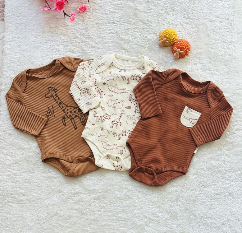 3lü Safari zıbın set