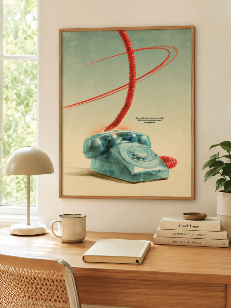 BUSY SIGNAL – Retro Telefon Posteri