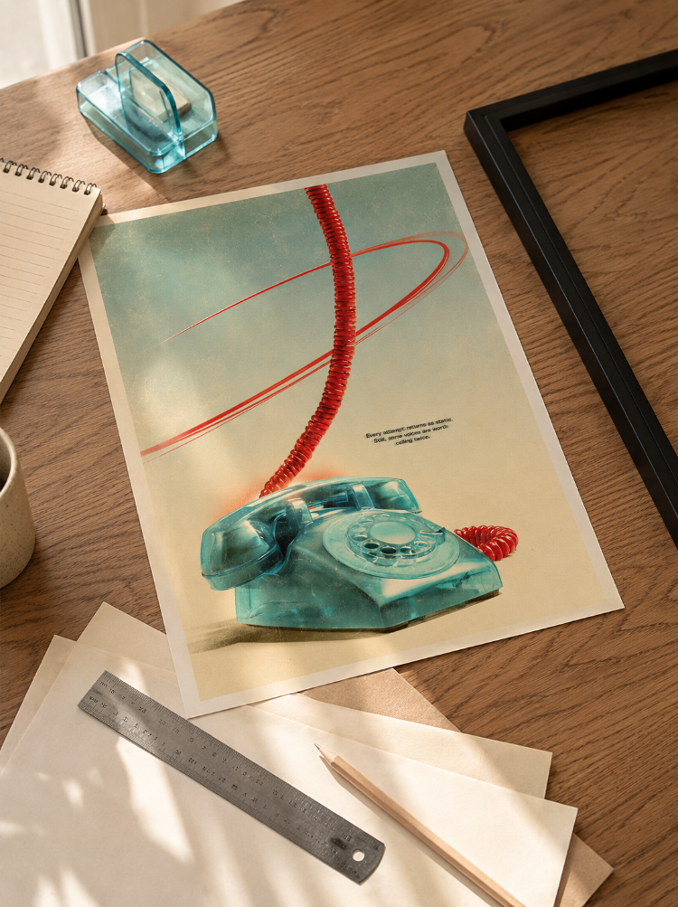 BUSY SIGNAL – Retro Telefon Posteri