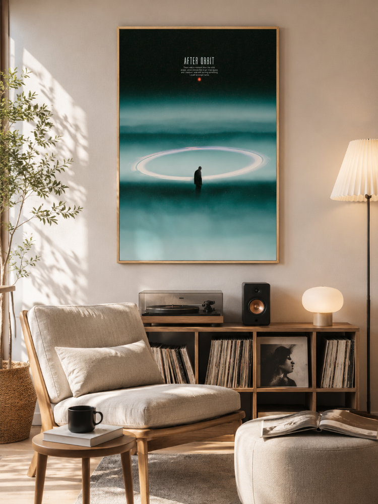 AFTER ORBIT – Soyut Uzay Posteri