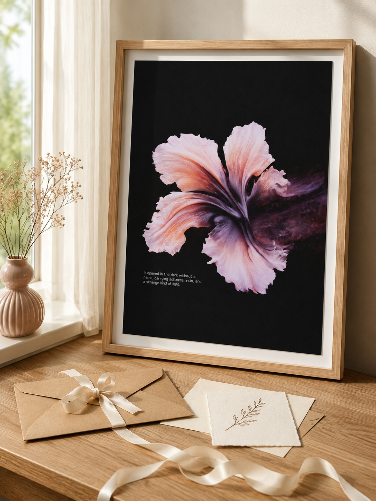 UNKNOWN BLOOM – Soyut Botanik Poster Baskısı