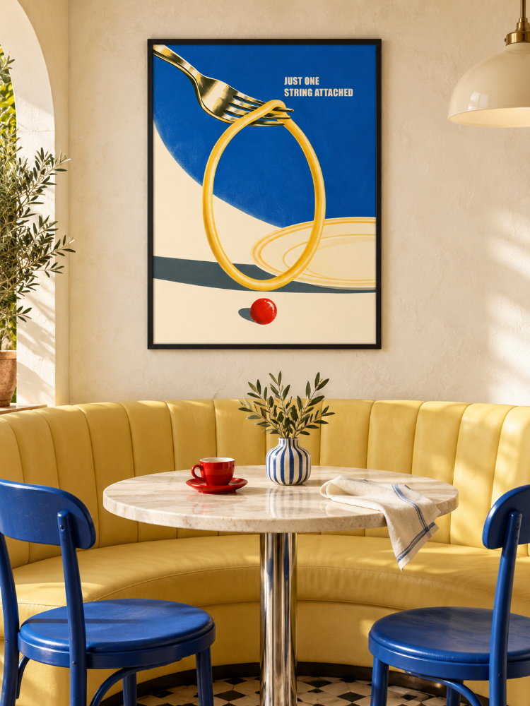 SLOW TWIRL – Retro Makarna Mutfak Posteri