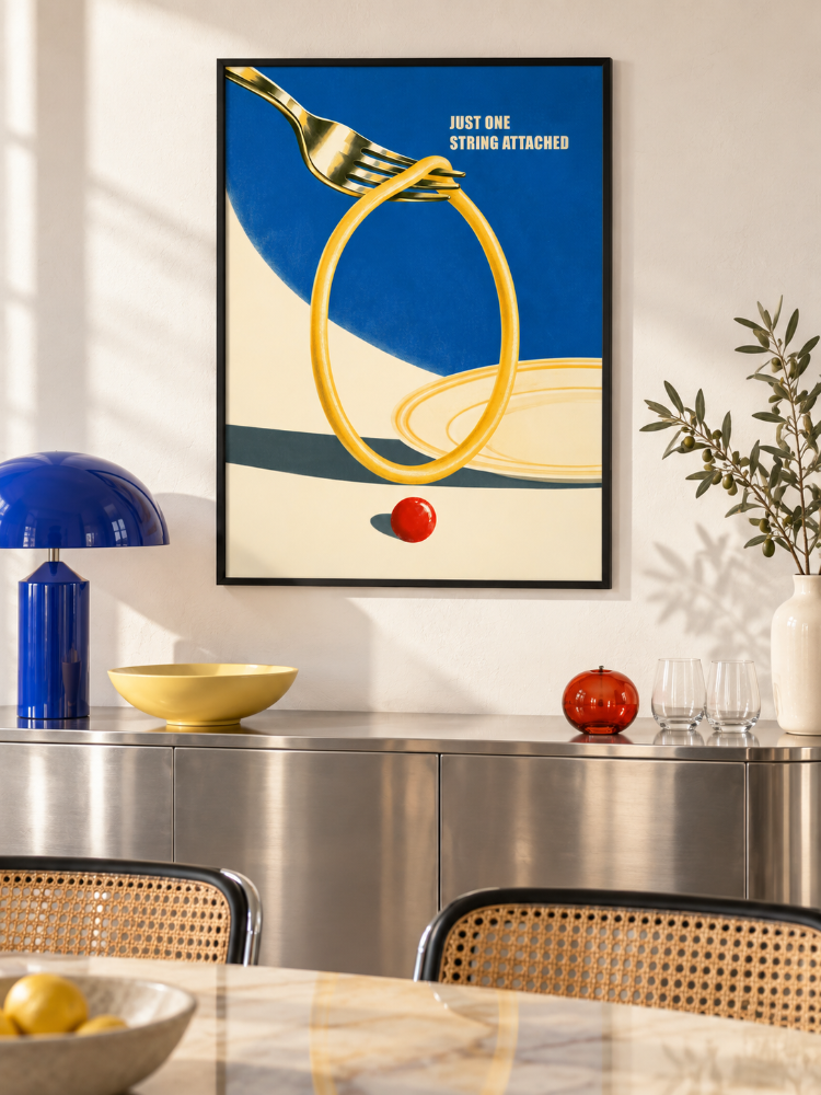 SLOW TWIRL – Retro Makarna Mutfak Posteri
