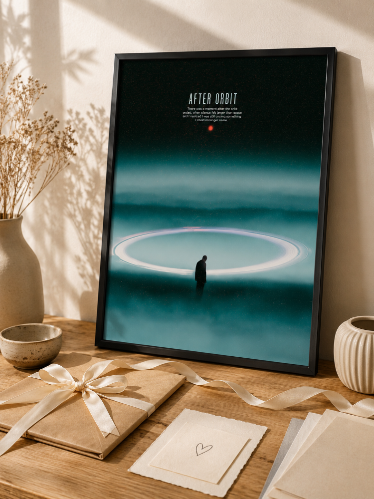 AFTER ORBIT – Soyut Uzay Posteri
