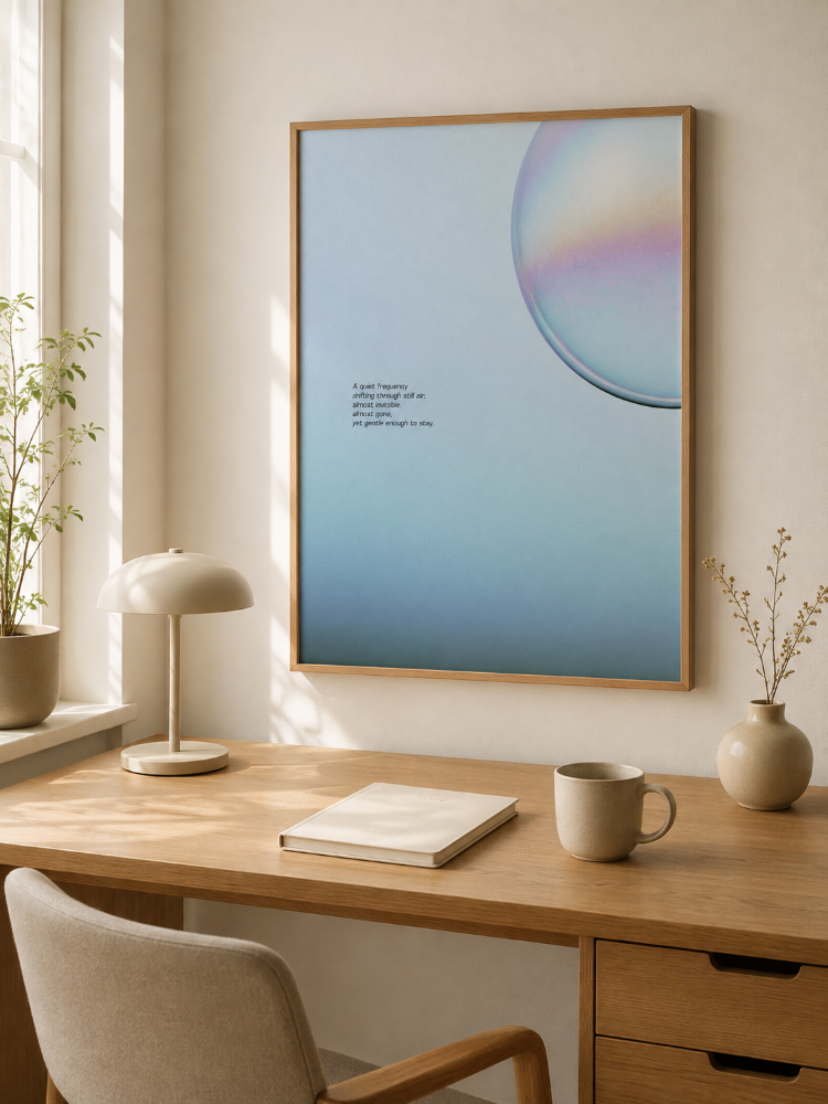 SOFT SIGNAL – Soyut Küre Poster Baskısı