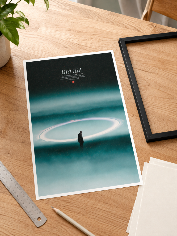 AFTER ORBIT – Soyut Uzay Posteri