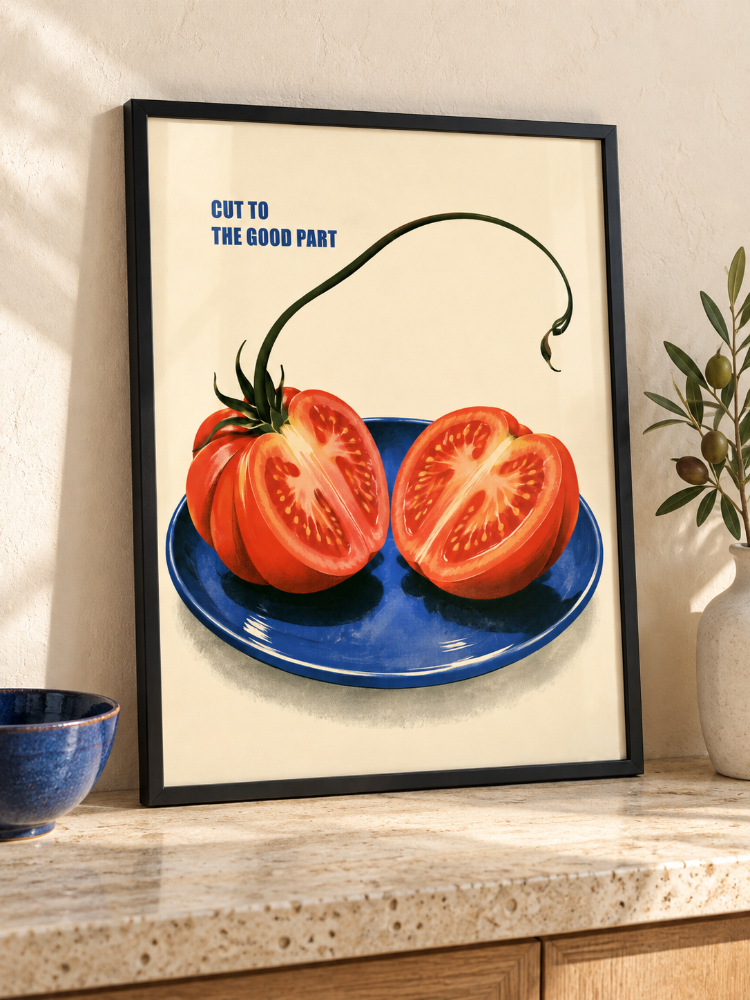 RED RIPE – Retro Domates Mutfak Posteri