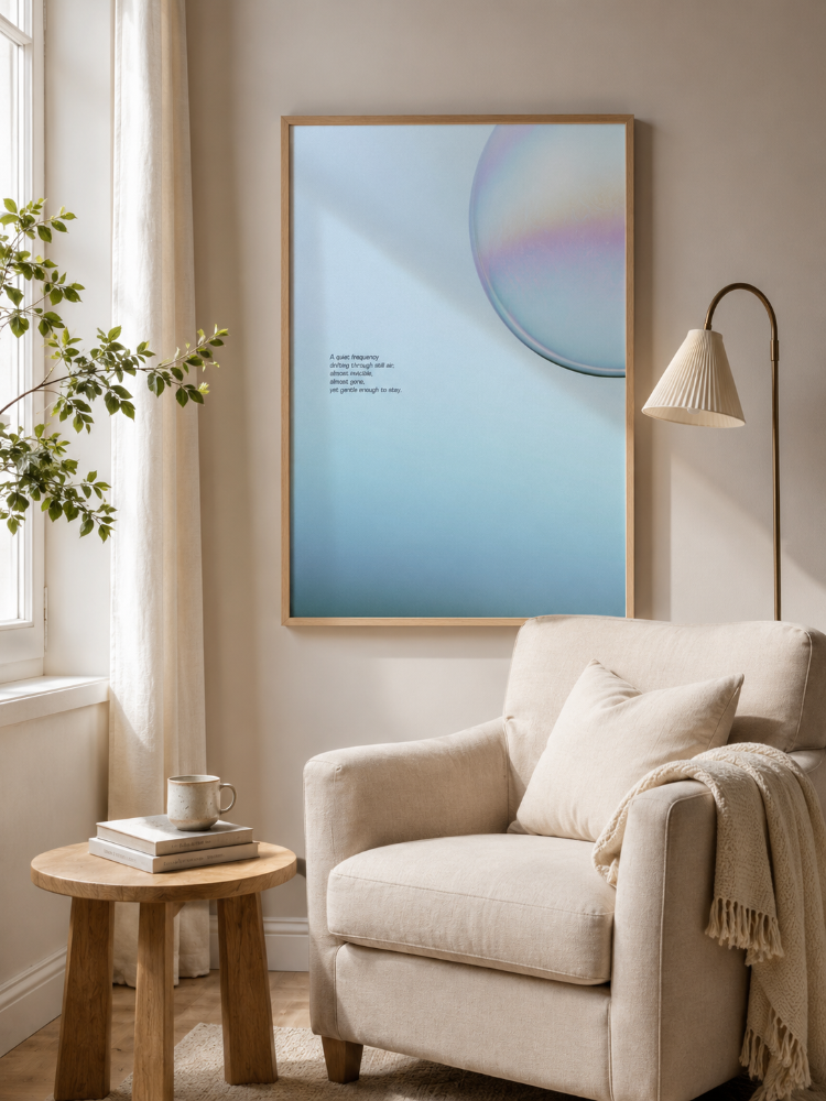 SOFT SIGNAL – Soyut Küre Poster Baskısı