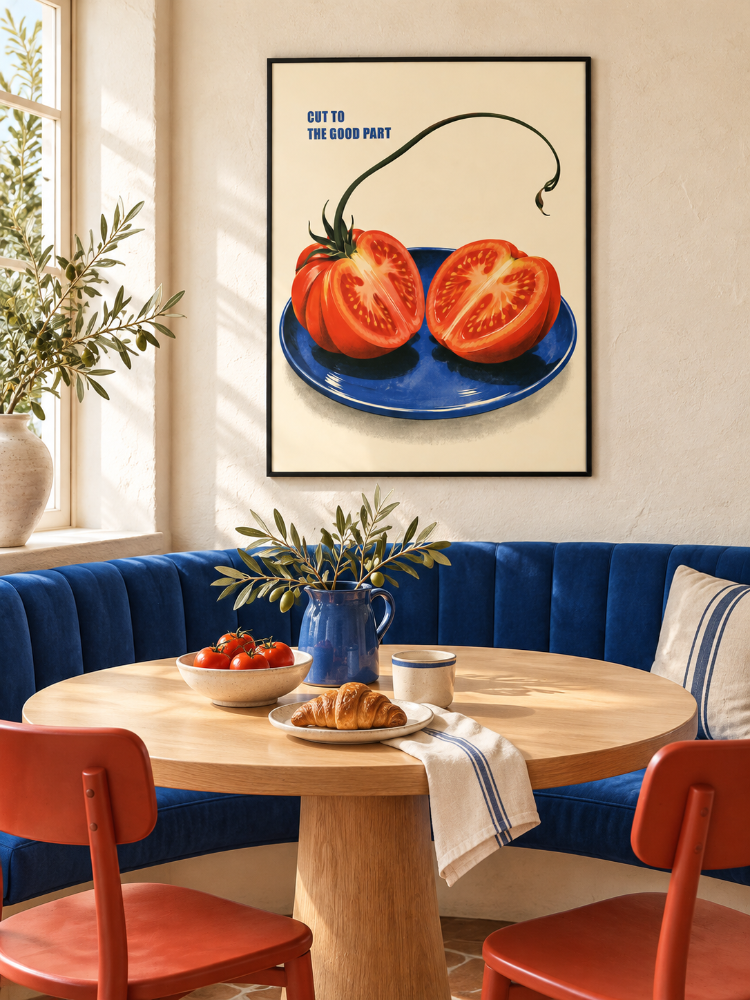 RED RIPE – Retro Domates Mutfak Posteri
