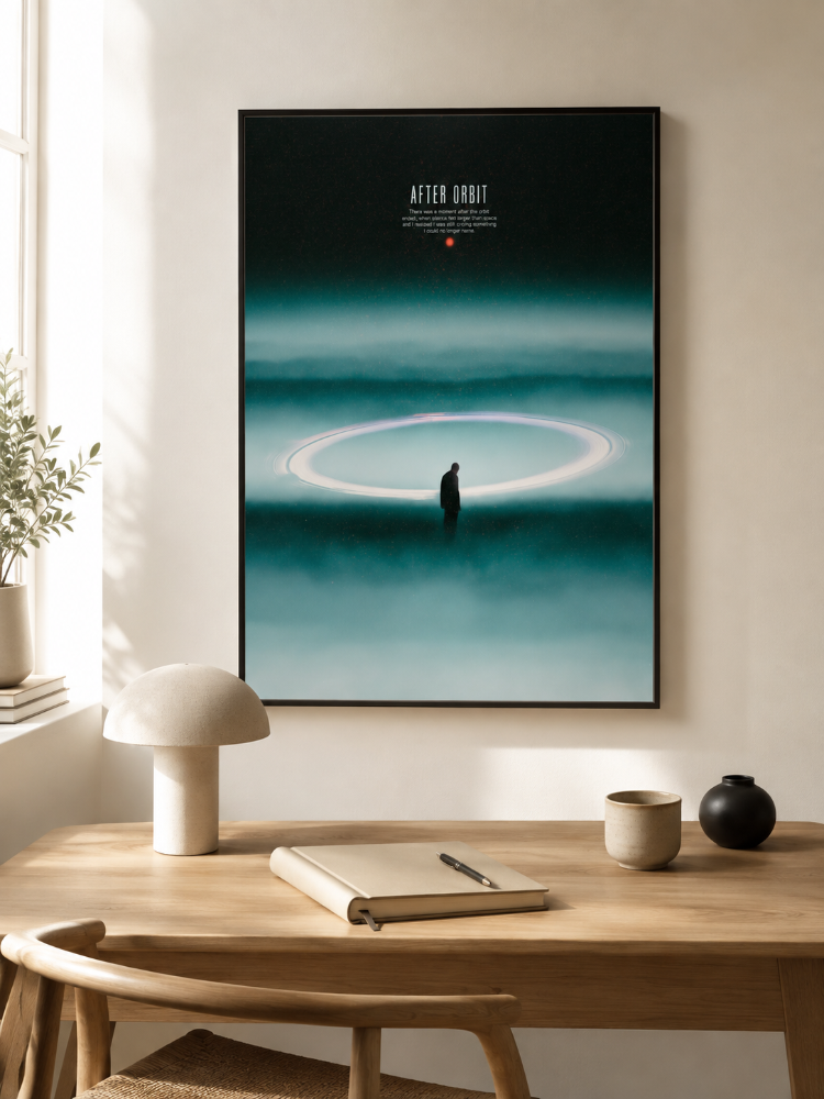 AFTER ORBIT – Soyut Uzay Posteri