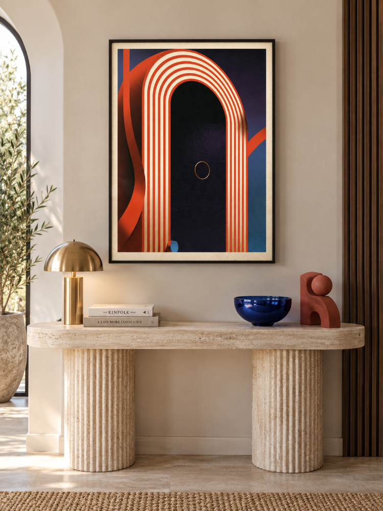OPENING ACT – Retro Sirk ve Art Deco Poster