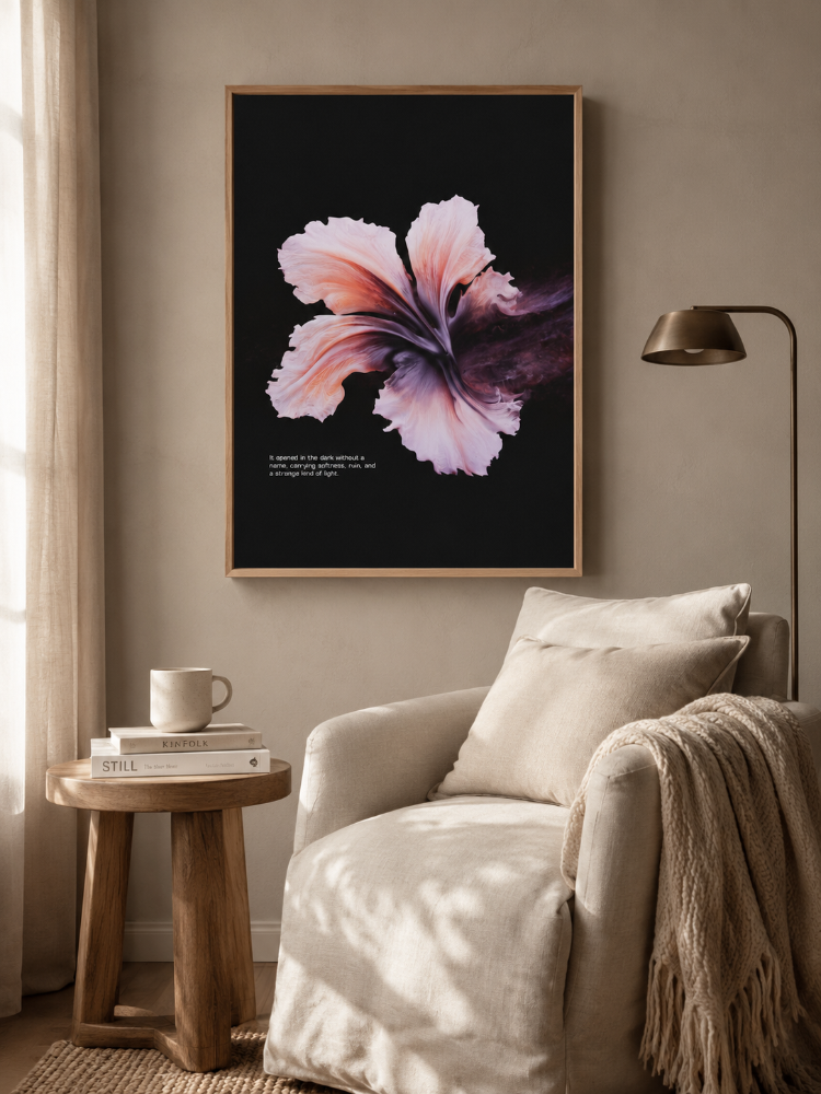 UNKNOWN BLOOM – Soyut Botanik Poster Baskısı
