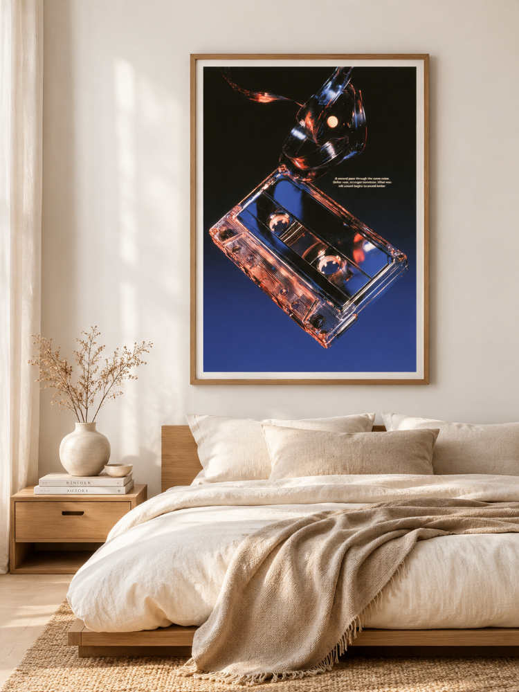 SIDE B – Retro Müzik Temalı Poster