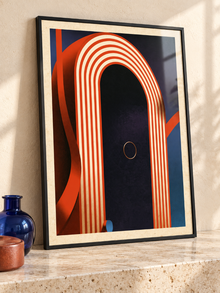 OPENING ACT – Retro Sirk ve Art Deco Poster