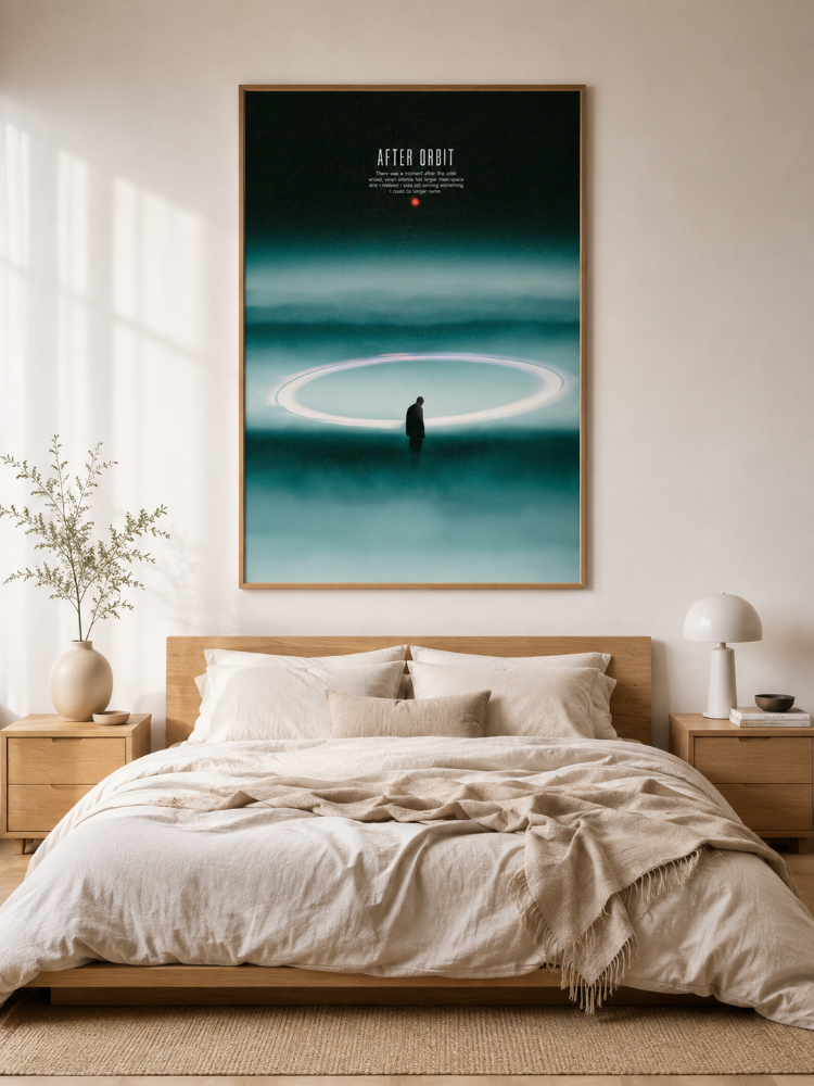 AFTER ORBIT – Soyut Uzay Posteri